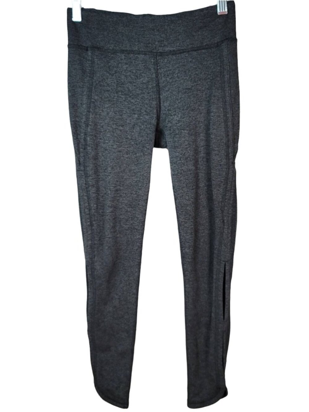 Free People Movement Infinity Crop Leggings Gray XS Cut Out Active Pants READ
